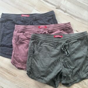 3 pairs of woman’s Union Bay shorts